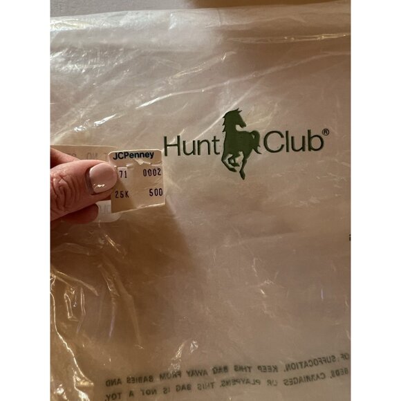 NEW in bag vintage 80s JC Penney Hunt Club white short sleeve beachy sweater S - Picture 4 of 14